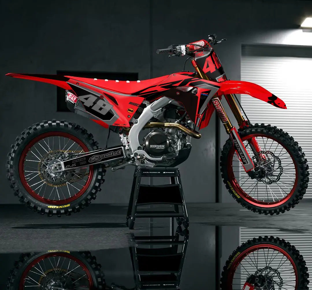 Honda CRF 250 tarrasarja: mikä design sopii punaiseen Honda-pyörään parhaiten