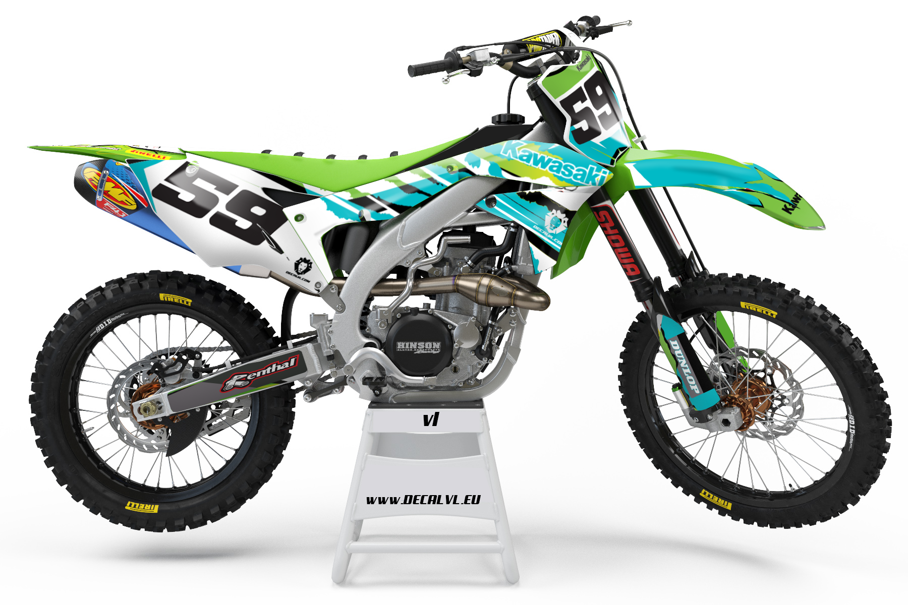 Kawasaki KX “Aqua Camo”