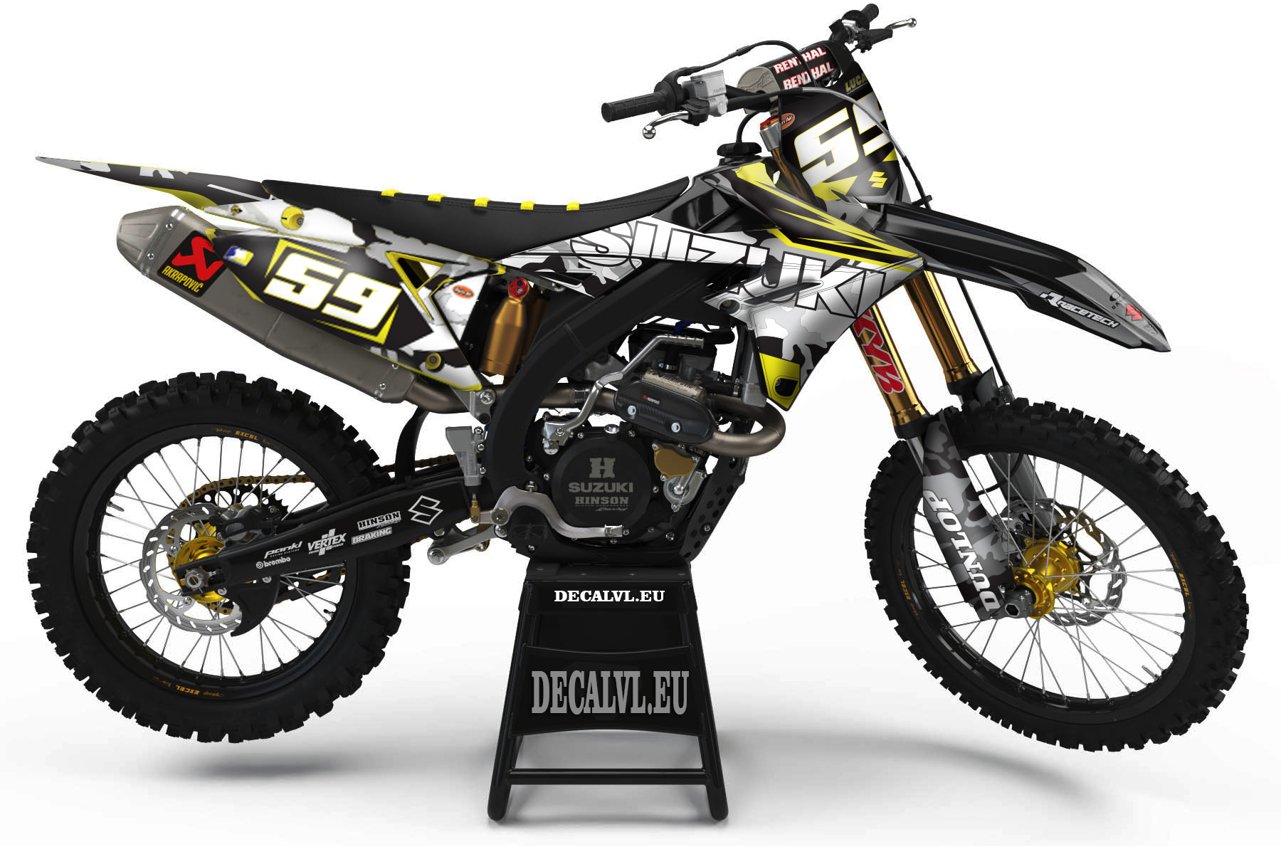 Suzuki RM-Z Army White Tarrasarja 