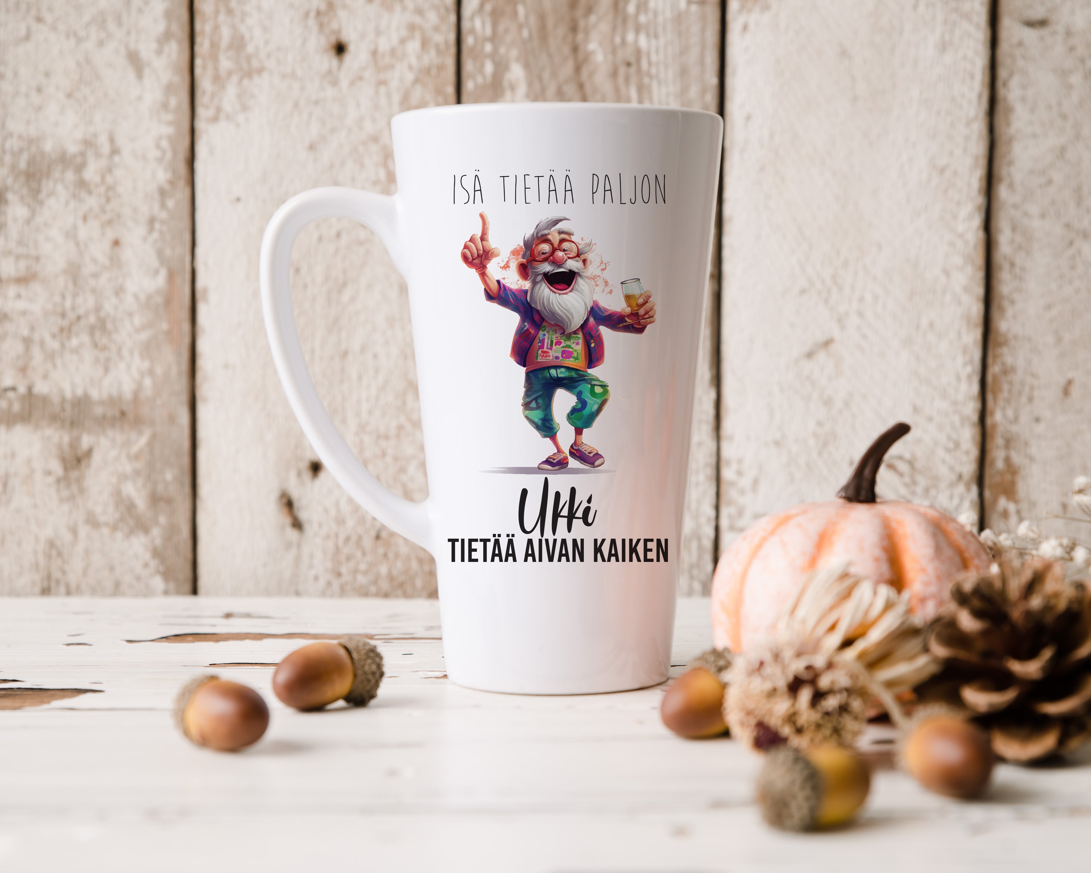 Ukki-muki Hauska lahja isoisälle Tavallinen & Latte-muki